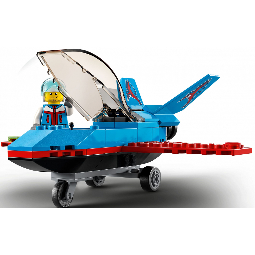 Конструктор LEGO City Great Vehicles Трюковый самолёт 59 деталей (60323) изображение 4