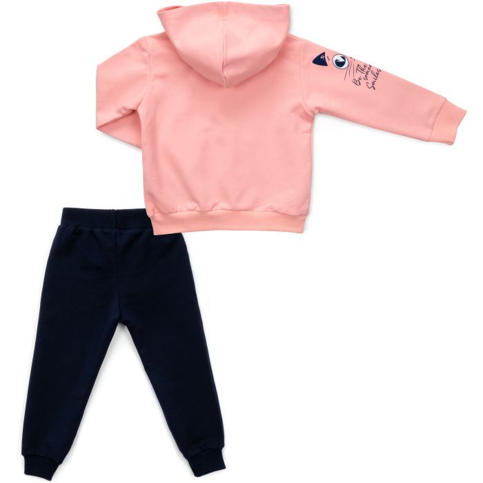 Спортивний костюм дитячий Breeze з котиком (16824-92G-peach) зображення 4