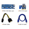 Райзер PCI-E x1 to 16x 60cm USB 3.0 Cable SATA to 6Pin Power v.006C Dynamode (RX-riser-006c 6 pin) зображення 4