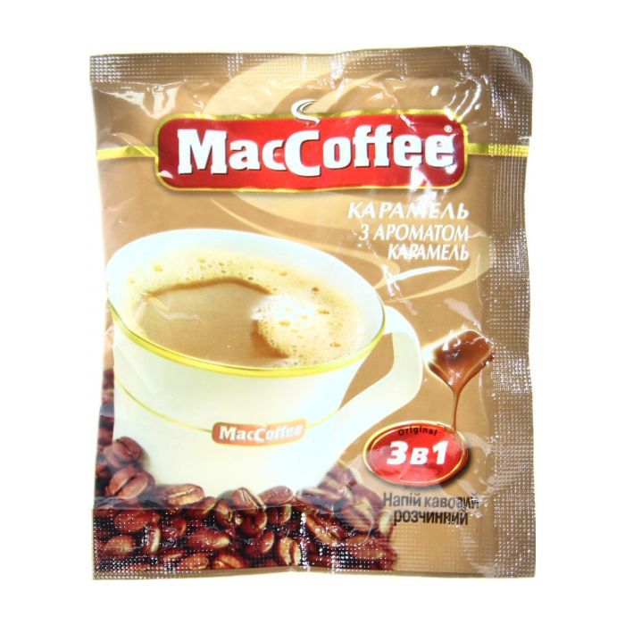 Кава MacCoffee Карамель 3в1 (01905)