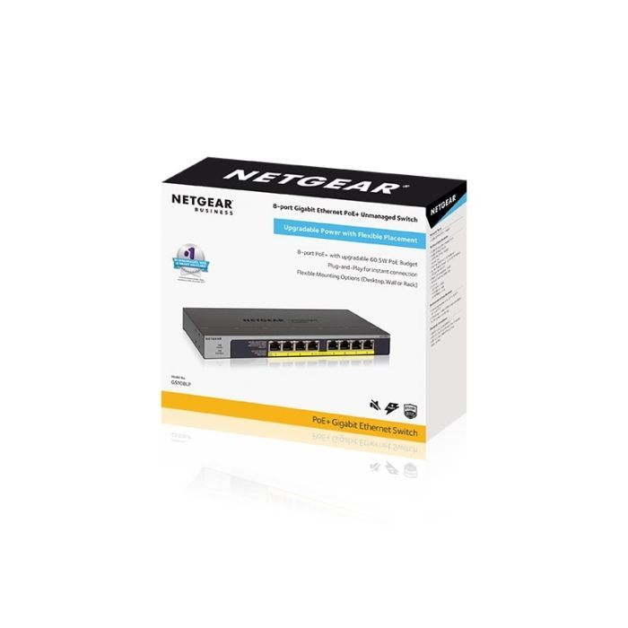 Коммутатор сетевой Netgear GS108LP-100EUS изображение 5