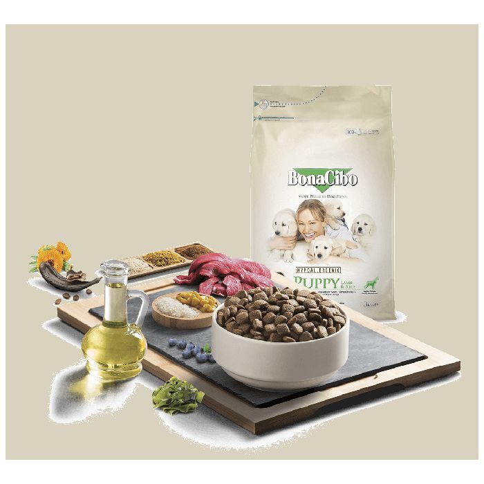 Сухой корм для собак BonaCibo Puppy Lamb&Rice 3 кг (8694686406144) изображение 2