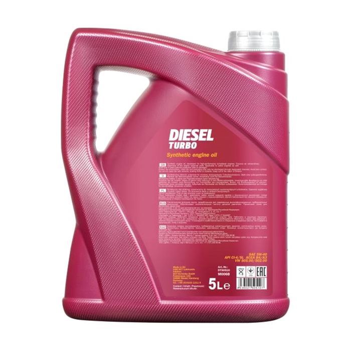 Моторна олива Mannol DIESEL TURBO 5л 5W-40 (MN7904-5) зображення 2