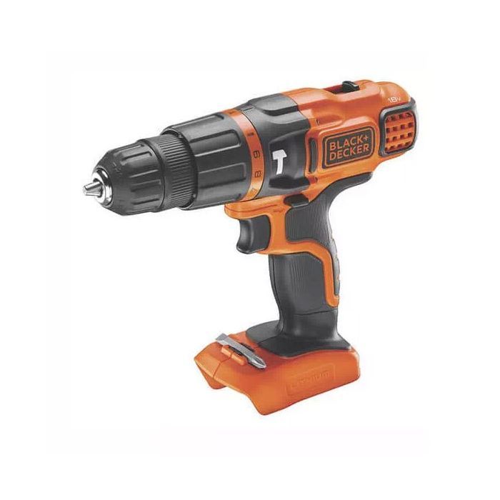 Шуруповерт Black&Decker 18 В, 28 Нм (без АКБ та ЗП) (BDCH188N) зображення 2