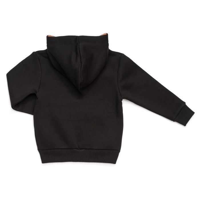 Кофта дитяча Cloise худи флісова (CL0125001-152-black) зображення 2