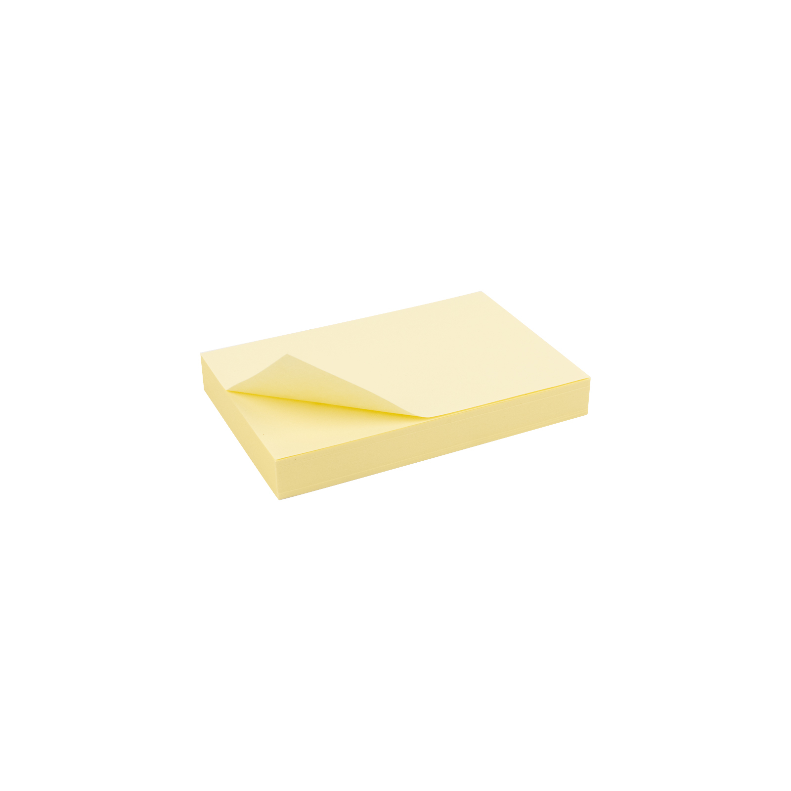 Папір для нотаток Axent 50x75мм, 100аркушів жовтий (D3312-01)