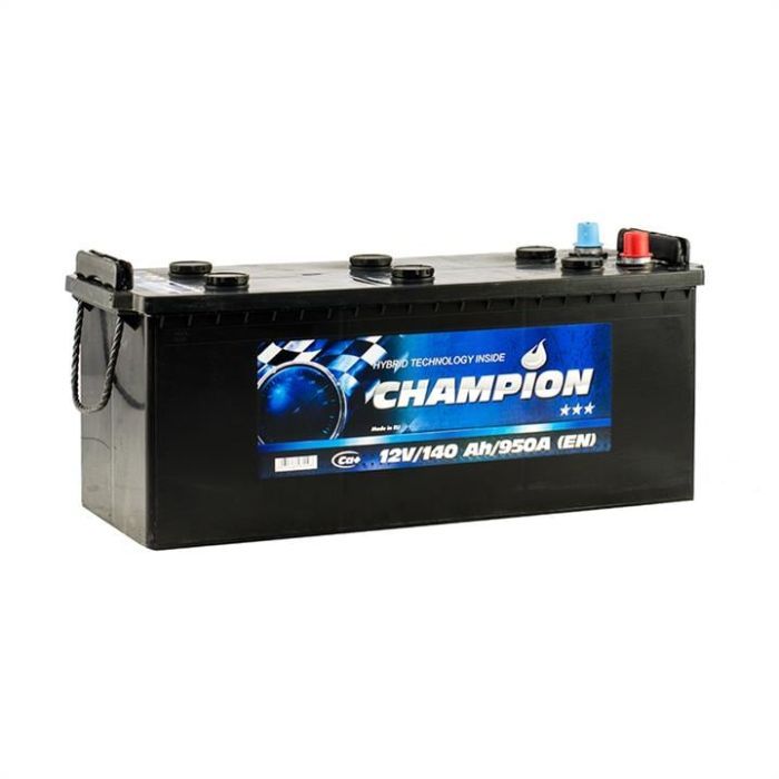 Акумулятор автомобільний Champion Black 140 Ah/12V Euro (CHB140-3) зображення 2