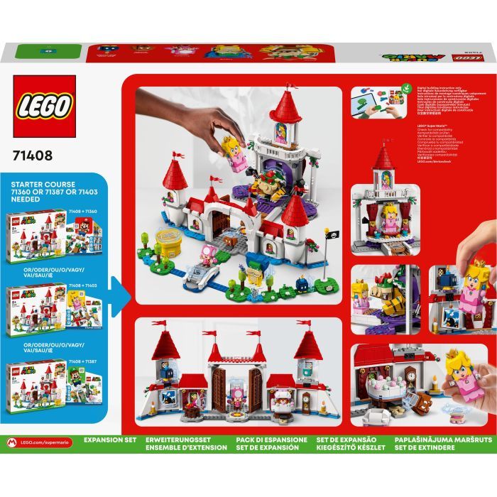Конструктор LEGO Super Mario Дополнительный набор «Замок Персика» (71408) изображение 10