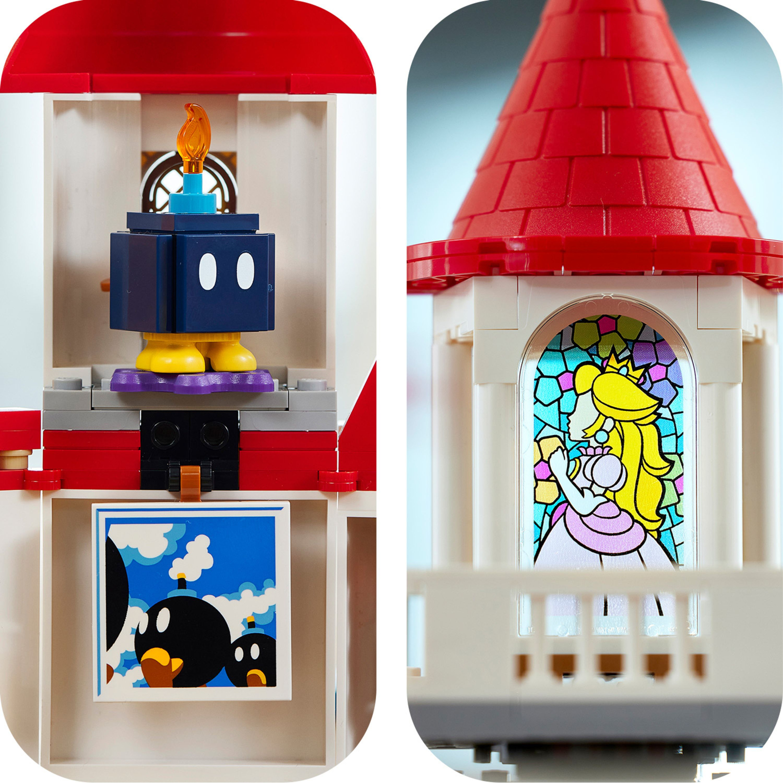 Конструктор LEGO Super Mario Дополнительный набор «Замок Персика» (71408) изображение 8