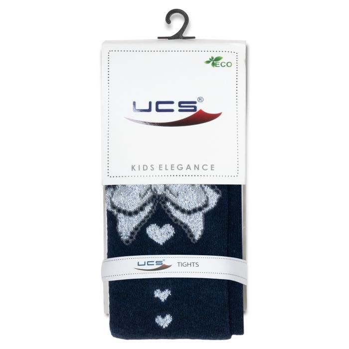 Колготки дитячі UCS Socks з бантом (M0C0301-2192-5G-black) зображення 2