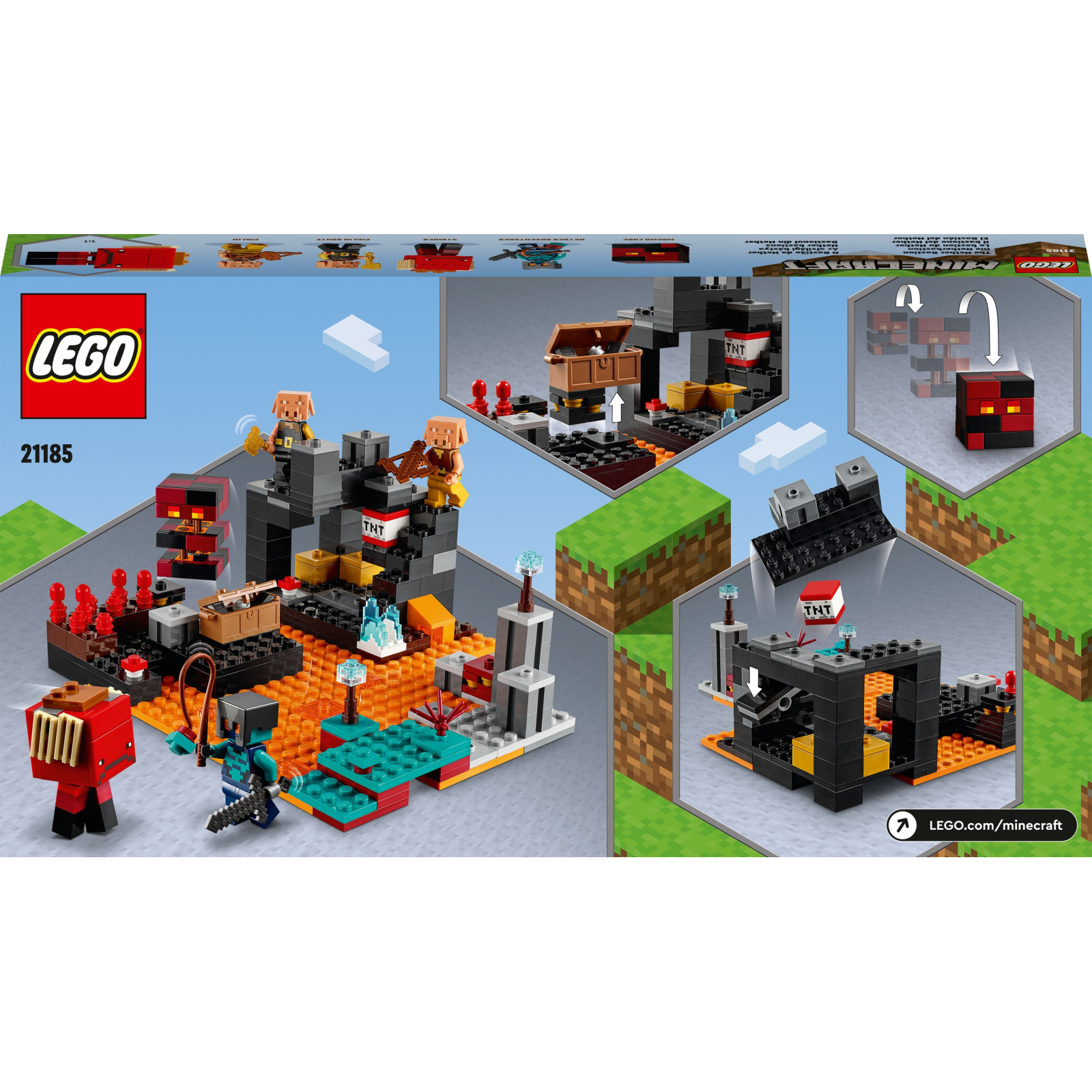 Конструктор LEGO Minecraft Бастіон Нижнього світу (21185) зображення 10