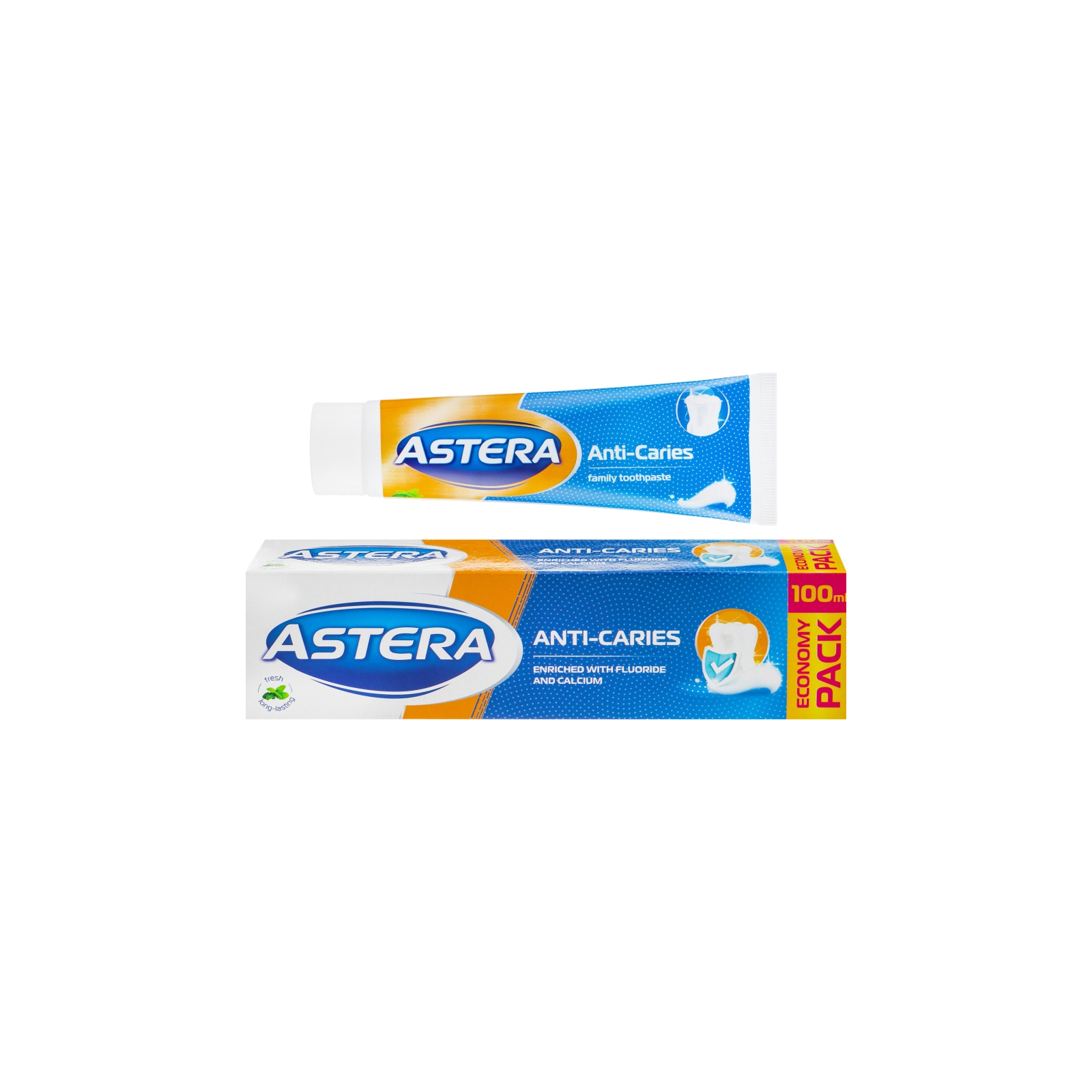 Зубна паста Astera Захист від карієсу 100 мл (3800013515495) зображення 2