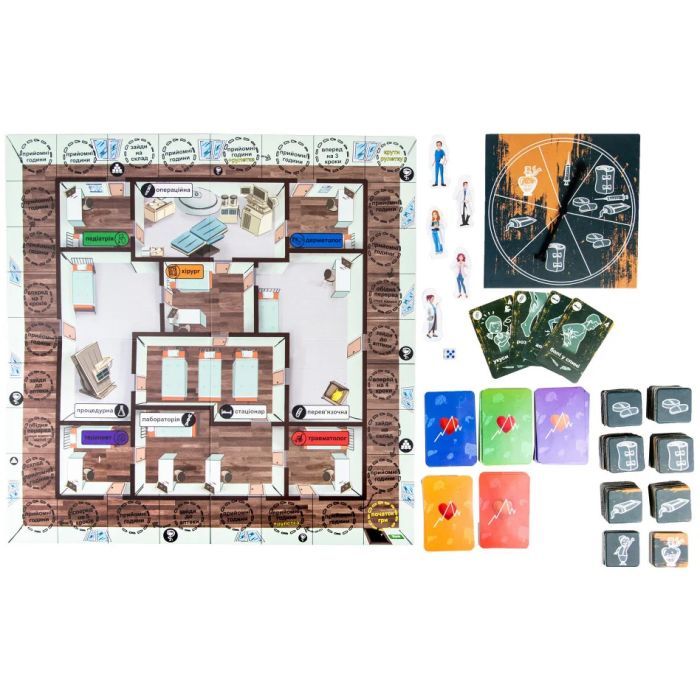 Настольная игра Strateg Doctoring - Соревнования врачей (укр) (4820220562951) изображение 2