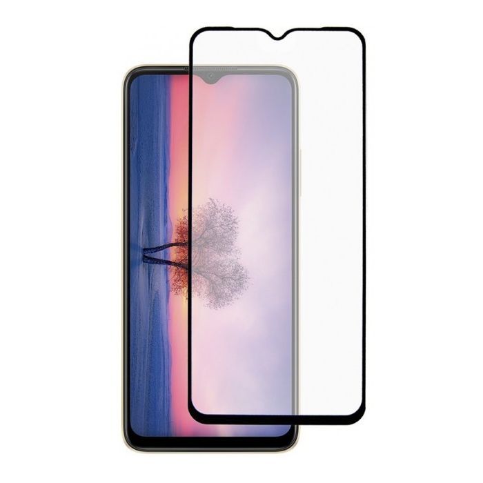 Скло захисне Dengos Full Glue Oppo A17 black frame (TGFG-254) зображення 2