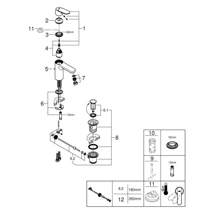 Змішувач Grohe QuickFix 23454000 (CV030569) зображення 4