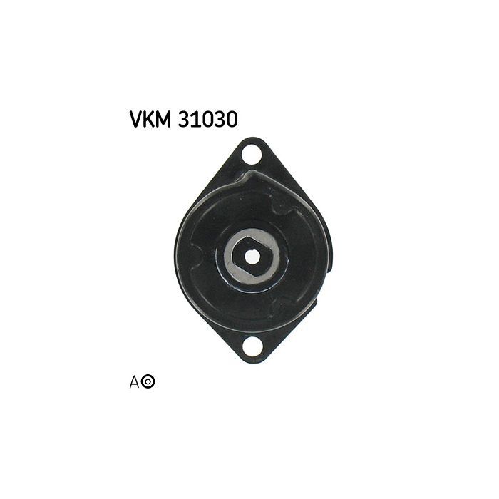 Натягувач ременя з роликом SKF VKM 31030 зображення 2