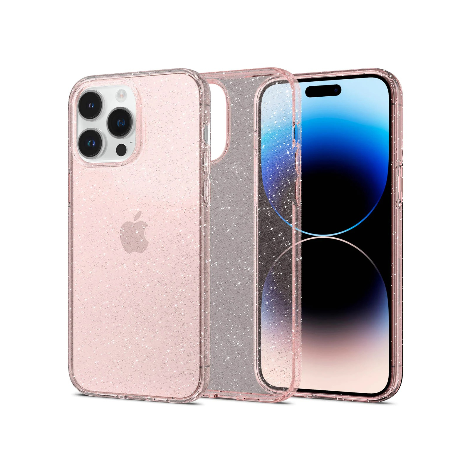Чохол до мобільного телефона Spigen Apple Iphone 14 Pro Max Liquid Crystal Glitter, Rose Quartz (ACS04811) зображення 3
