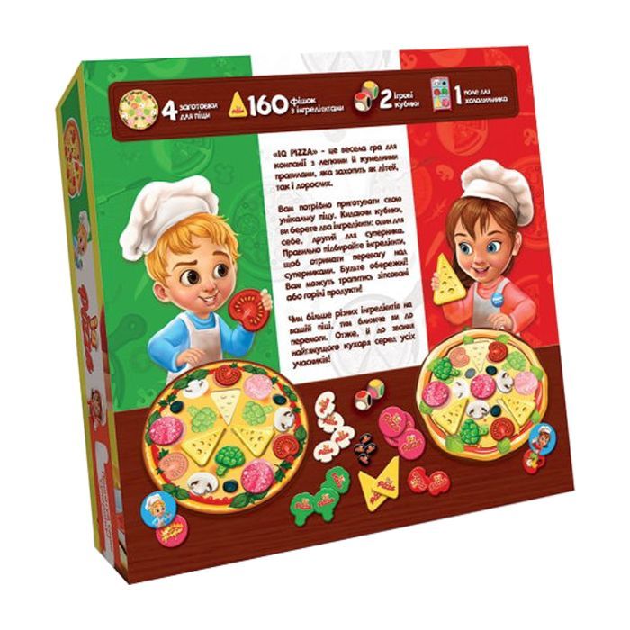 Настольная игра Danko Toys IQ Pizza, украинский (G-IP-01U) изображение 2