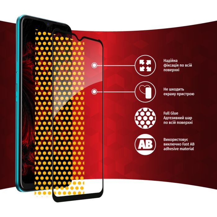 Скло захисне Intaleo Full Glue Tecno Spark 8 (1283126533099) зображення 6