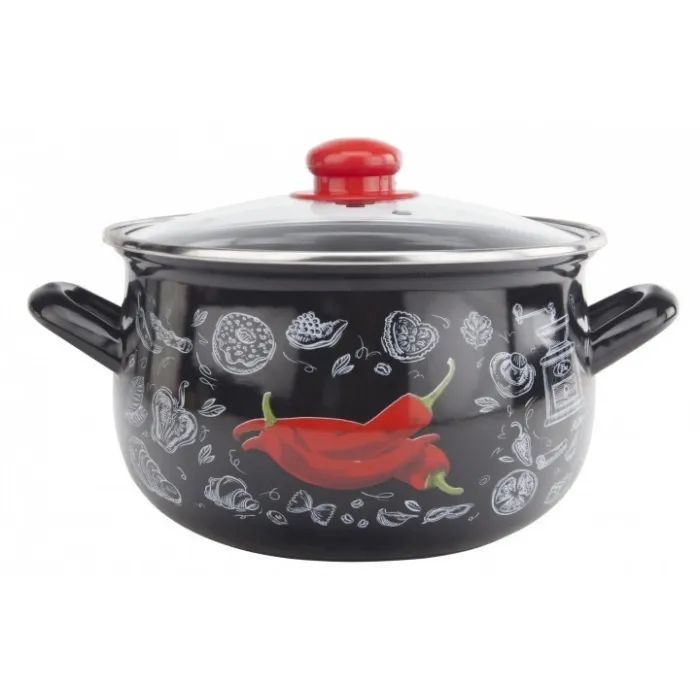 Кастрюля Gusto "Перчинка" 20 см 4,0 л (GT-T-120-P)