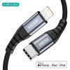 Дата кабель USB-C to Lightning 2.0m MFI Choetech (IP0041-BK) изображение 4