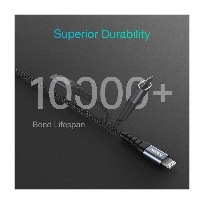 Дата кабель USB-C to Lightning 2.0m MFI Choetech (IP0041-BK) изображение 6