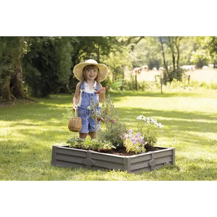 Песочница Smoby грядка 2 в 1, 76x76 см (850208) изображение 4