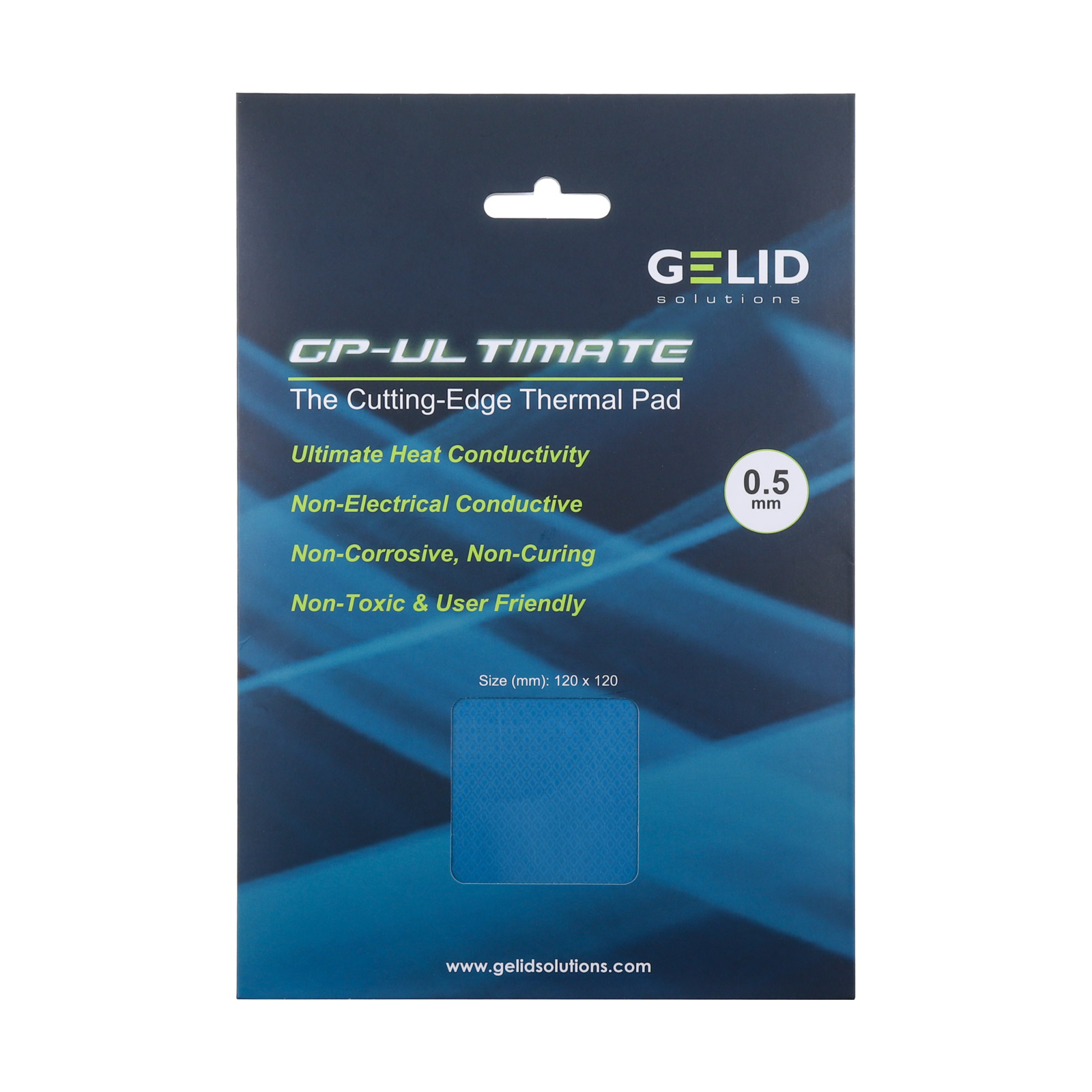 Термопрокладка Gelid Solutions GP-Ultimate Thermal Pad 120x120x2 mm (TP-GP04-S-D) изображение 4