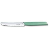 Кухонный нож Victorinox Swiss Modern TomatoSausage 11см Mint (6.9006.11W41)