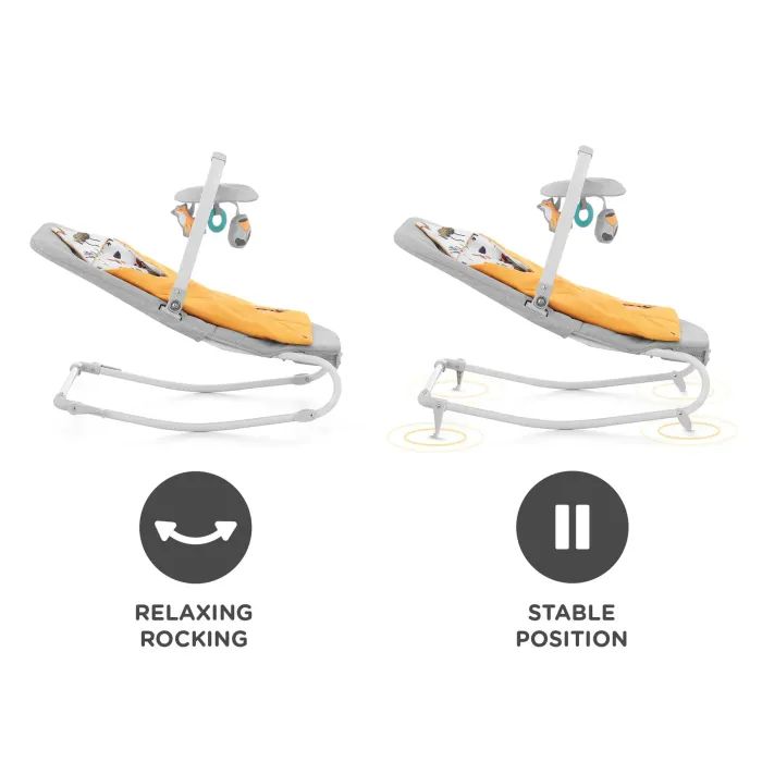 Кресло-качалка Kinderkraft шезлон Felio 2 Forest Yellow (5902533921102) изображение 6