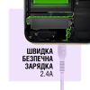 Дата кабель USB 2.0 AM to Lightning 1.2m AL-CBCOLOR-L1PP Purple ACCLAB (1283126518218) зображення 5