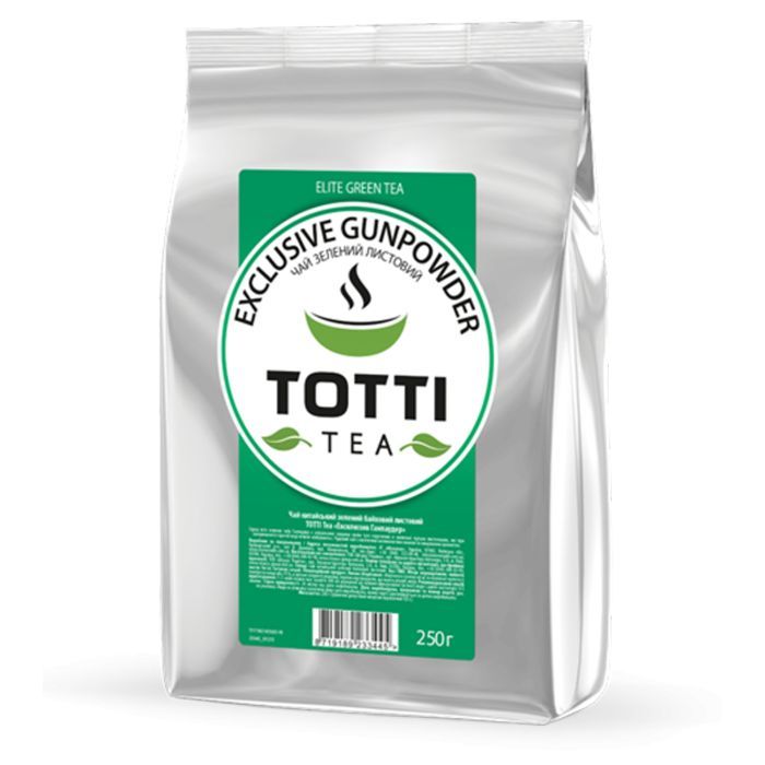Чай TOTTI Tea "Эксклюзив Ганпаудер" листовой 250 г (tt.51291)