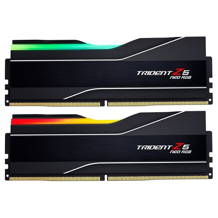 Модуль памяти для компьютера DDR5 64GB (2x32GB) 6000 MHz Trident Z5 NEO RGB G.Skill (F5-6000J3238G32GX2-TZ5NR) изображение 2