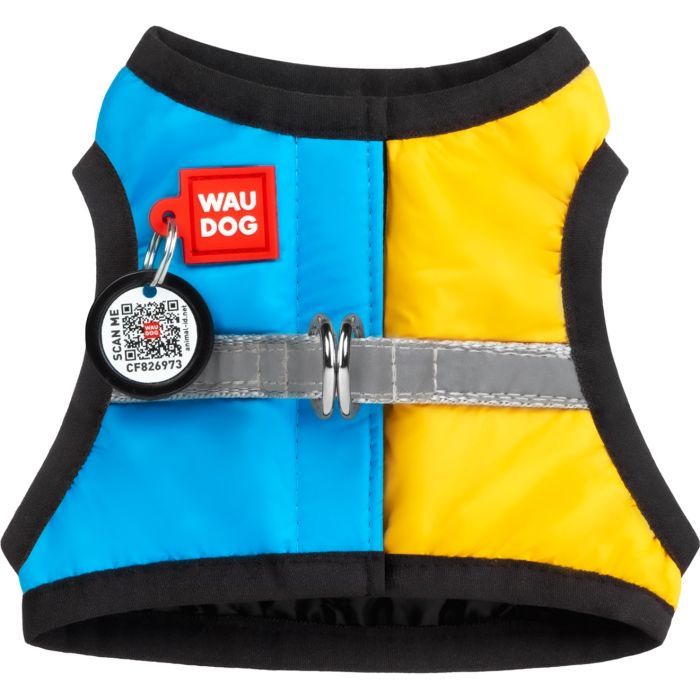 Шлея для собак WAUDOG Clothes з QR паспортом Colors of freedom XS2 (221-4020) зображення 4