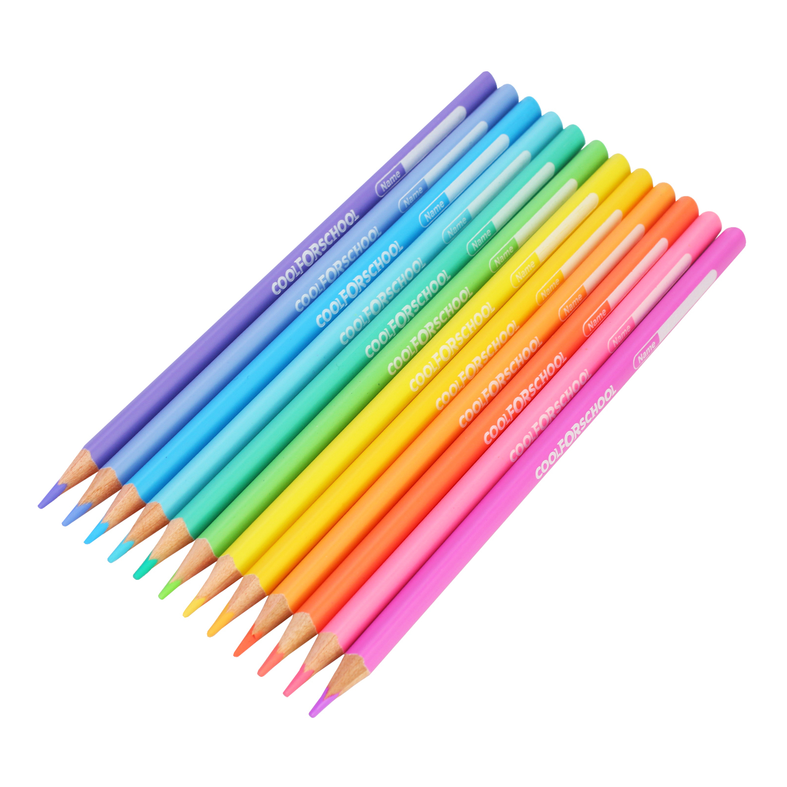 Олівці кольорові Cool For School Pastel Преміум 12 кольорів (CF15184) зображення 2