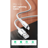 Дата кабель USB 2.0 AM to Lightning 1.5m US155 MFI White Ugreen (US155/80315) зображення 2