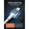 Дата кабель USB 2.0 AM to Lightning 1.5m US155 MFI White Ugreen (US155/80315) зображення 6