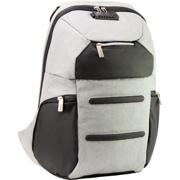 Рюкзак школьный Optima 18.5" USB Anti-Theft унисекс 0.7 кг 16-25 л (O96917-02)