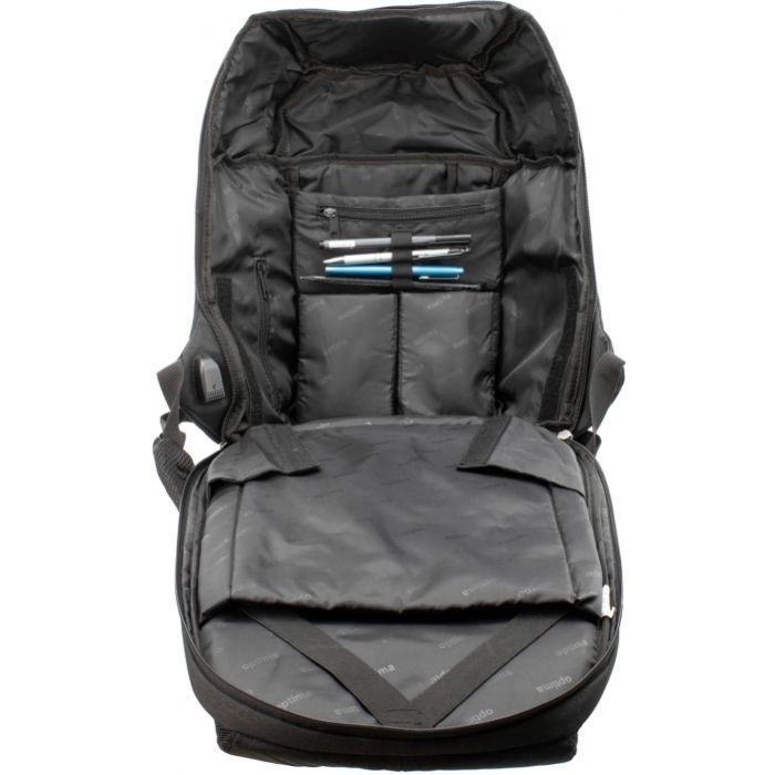 Рюкзак школьный Optima 18.5" USB Anti-Theft унисекс 0.7 кг 16-25 л (O96917-02) изображение 5