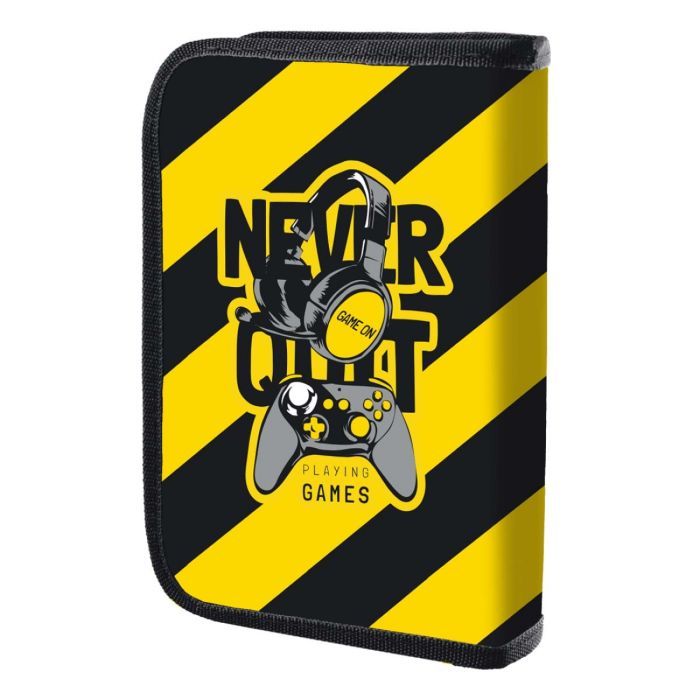 Пенал Yes HP-04 одинарний з двома клапанами Never Quit (533432) изображение 2