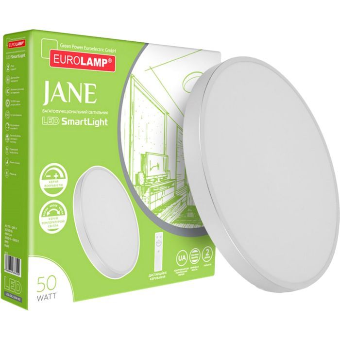 Світильник Eurolamp Jane N3 50W 3000K-6000K (LED-ZSL-50W-N3) зображення 2