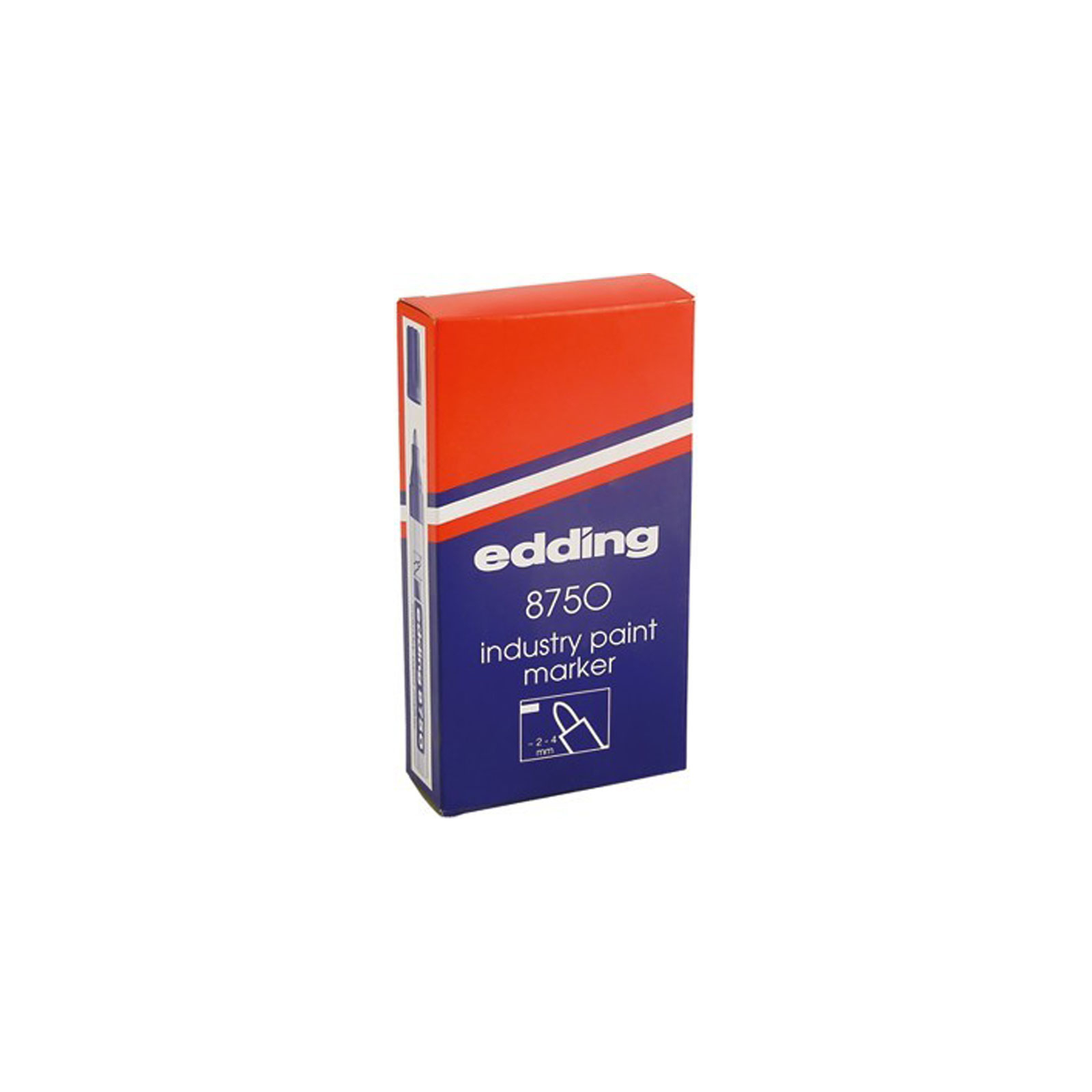 Маркер Edding Спеціальний промисловий лак-маркер Industry Paint 8750 2-4 мм Синій (e-8750/03) зображення 2