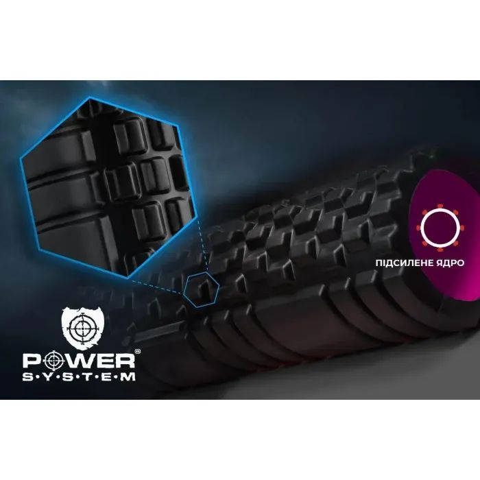 Масажний ролик Power System Fitness Foam Roller PS-4050 Black/Green (PS-4050_Green) зображення 7