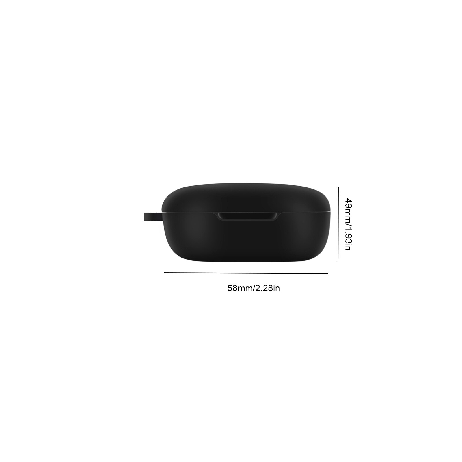 Чехол для наушников BeCover Silicon для Xiaomi Redmi Buds 4 Lite Black (709582) изображение 2