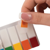 Стикер-закладка Buromax Половинки Plastic bookmarks 45x12mm, 5*20 шт, neon (BM.2305-98) изображение 2