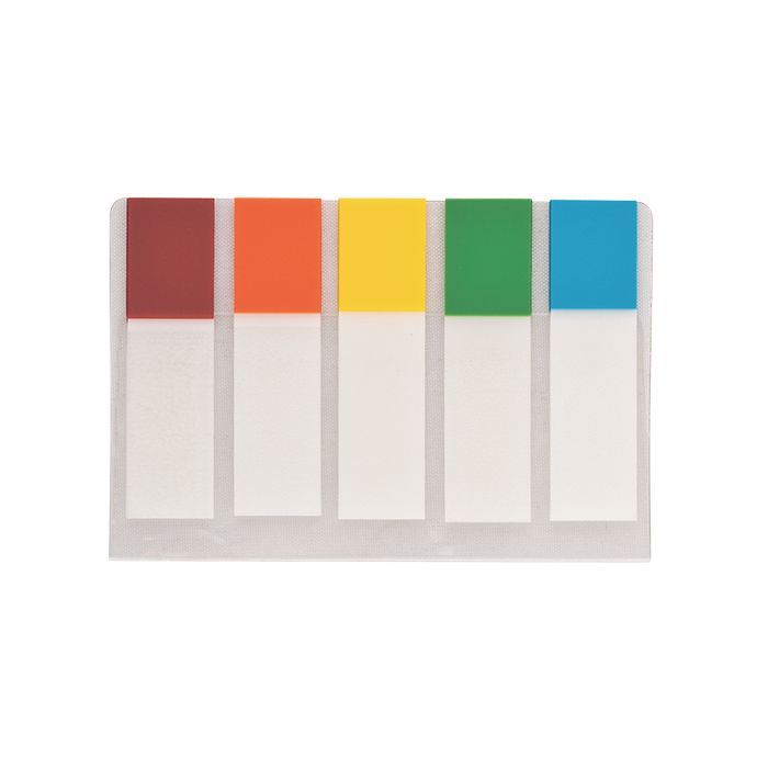 Стикер-закладка Buromax Половинки Plastic bookmarks 45x12mm, 5*20 шт, neon (BM.2305-98) изображение 3