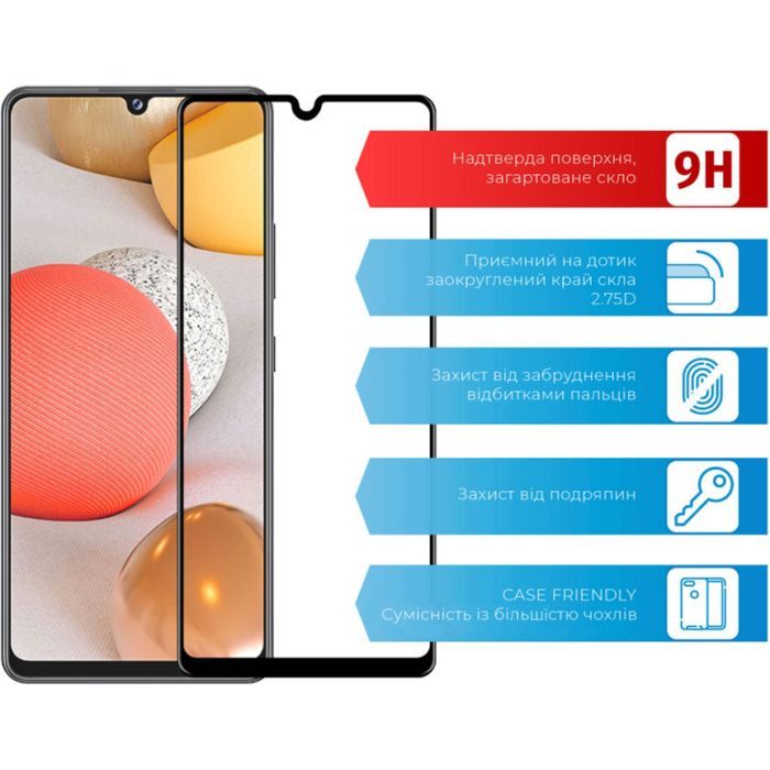 Скло захисне ACCLAB Full Glue Samsung A42 (1283126510489) зображення 2