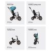 Дитячий велосипед QPlay Rito Rubber Black складаний триколісний (S380-10BlackRubber) зображення 5