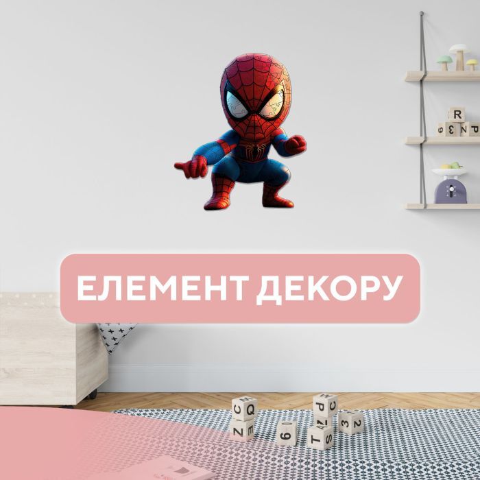 Пазл Ukropchik деревянный Супергерой Спайди size - M в коробке с набором-рамкой (Spider-Man Superhero A4) изображение 4