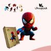 Пазл Ukropchik деревянный Супергерой Спайди size - M в коробке с набором-рамкой (Spider-Man Superhero A4) изображение 5